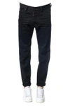 DSQUARED2 BLACK BE COOL BE NICE COOL GUY COTTON JEANS,S71LB0480 S30564900