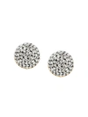 MARC JACOBS PAVE CIRCLE STUD EARRINGS,M001345012658717