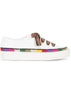 ETRO stripe detail lace-up sneakers