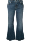 ALEXANDER MCQUEEN FLARED CROPPED JEANS,506289QKM0212623949