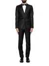 GUCCI BLACK MONACO WOOL 2 PIECE SUIT,10473973