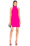 BRANDON MAXWELL BRANDON MAXWELL SHIFT DRESS WITH BOW BACK IN PINK,DR047