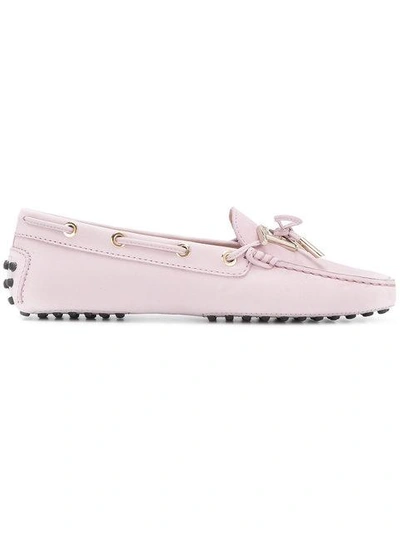 Tod's Gommino Loafers In Pink