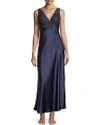 Christine Designs Bijoux Lace-trim Nightgown In Navy