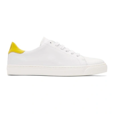 Anya Hindmarch White Leather Wink Sneakers