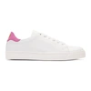 ANYA HINDMARCH ANYA HINDMARCH WHITE AND PINK SMILEY SNEAKERS,AW170615