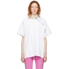 Y/PROJECT Y/PROJECT WHITE FLAP AROUND SHOULDER T-SHIRT,TS13-S14