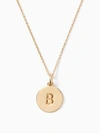 Kate Spade 'one In A Million' Initial Pendant Necklace In Gold