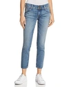 HUDSON COLLIN MID RISE SKINNY JEANS IN HUSHED,WM422DLQ