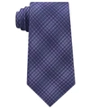 CALVIN KLEIN MEN'S HI RISE GRID SILK TIE