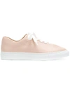 SOLOVIERE SOLOVIERE LACE-UP SNEAKERS - PINK,SV18SSM30HEVNUDE13637212663155