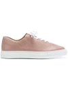 SOLOVIERE SOLOVIERE LACE-UP SNEAKERS - PINK,SV18SSM30HEVTOURMALINE13637312663156