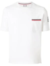 MONCLER TIPPED CHEST POCKET T-SHIRT,80106008496812673616