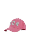 Dsquared2 Icon Baseball Cap In Pink