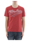 VALENTINO RED COTTON T-SHIRT,10482727