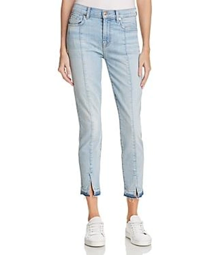 7 For All Mankind Ankle Skinny Jeans In Ocean Breeze - 100% Exclusive