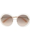 CHLOÉ OVERSIZED SUNGLASSES,CE114SD12652856