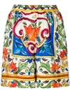 DOLCE & GABBANA Majolica print shorts,FTAM7TGDC8312676310