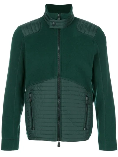 Moncler Grenoble Quilted Detail Fleece - Green