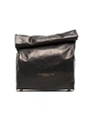 Simon Miller Black Lunchbox 20 Leather Clutch Bag