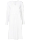 KUHO KUHO FITTED SHIRT DRESS - WHITE,KF8371MG312635578