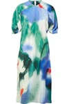 LEMAIRE PRINTED SILK DRESS