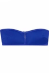 STELLA MCCARTNEY STELLA MCCARTNEY WOMAN MESH-PANELED NEOPRENE BANDEAU BIKINI TOP COBALT BLUE,3074457345617937260