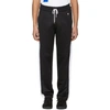 AMI ALEXANDRE MATTIUSSI AMI ALEXANDRE MATTIUSSI BLACK TRACK PANTS,E18J345.745