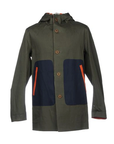 Add Overcoats In Military Green