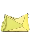 Loewe Mini Puzzle Calfskin Leather Crossbody Bag - Yellow In Yellow