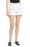 CARVEN HIGH WAIST SHORTS,3119S8000