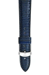 MICHELE 18MM LEATHER WATCH STRAP,MS18AA030400