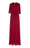 GIAMBATTISTA VALLI BACK CAP MAXI DRESS,GV.PF18.510L.GVLVI