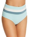 L*SPACE L*SPACE PORTIA STRIPE BIKINI BOTTOM,CBPSC18