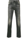 R13 STONEWASHED SLIM FIT JEANS,R13MN019912676898