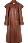 CALVIN KLEIN 205W39NYC LEATHER TRENCH COAT