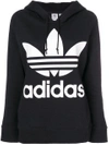 Adidas Originals Trefoil Hoodie In Black