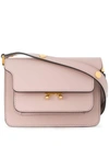 Marni Trunk Mini-bag In Smooth Calfskin In Pink