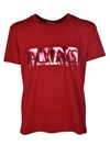Valentino Always Printed T-shirt In Rosso