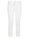 DSQUARED2 TWIGGY CROPPED JEANS,10491657