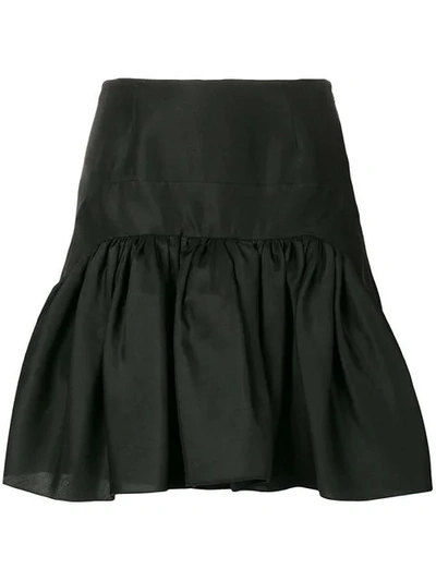 Antonio Berardi Flared Mini Skirt In Black