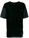 ANN DEMEULEMEESTER ANN DEMEULEMEESTER OVERSIZED T-SHIRT - BLACK,1801385816609912655454