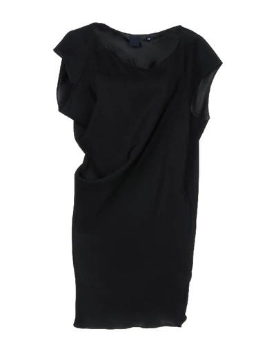 Aspesi Short Dress In Black