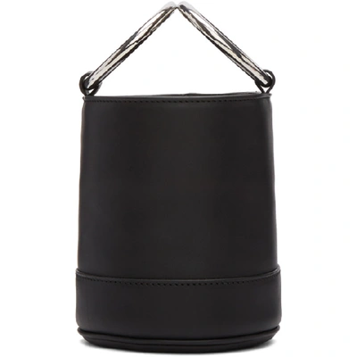 Simon Miller Bonsai 15 Leather Bag W/ Shoulder Strap In Black