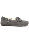 AUSTRALIA LUXE COLLECTIVE PROST SHEARLING-LINED SUEDE LOAFERS,3074457345618021883