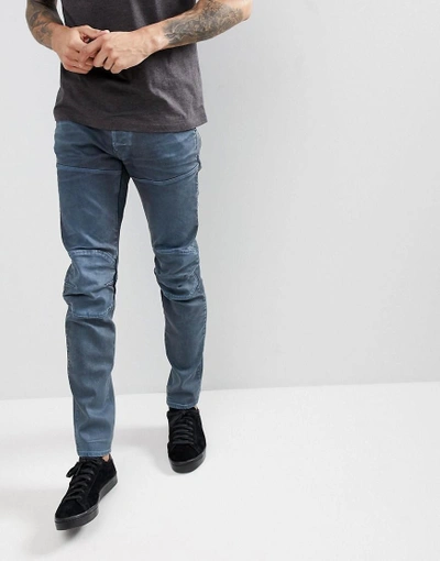 G-star 5620 3d Slim Jeans Dark Grey Overdye - Grey
