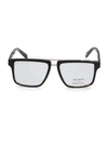 BALMAIN 59MM Square Tortoiseshell Eyeglasses