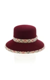 MAISON MICHEL NEW KENDALL FELT HAT,1064012002.0