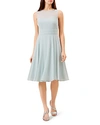 Hobbs London Ashling Pleated A-line Dress In Mint