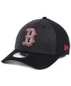 NEW ERA BOSTON RED SOX BLACK HEATHERED 39THIRTY CAP
